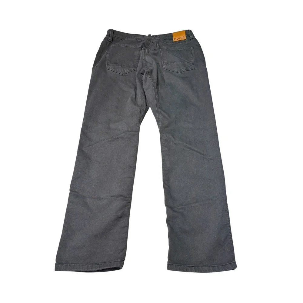 DU/ER Performance Denim N2X Relaxed Fit Gray Pants Mens 32x30 N2X11